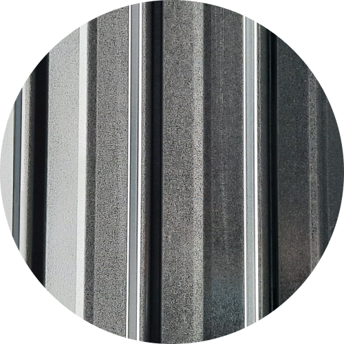 T10 Tablă cutată AlZn 0,9 x 2 m