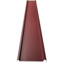 Temelie gard color cu două canturi mată 0,50 mm vopsea pe o parte