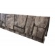 Coamă gard color 2 m 0,50 mm imitație piatră