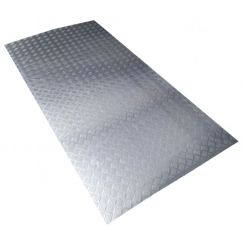 Tablă aluminiu striat 1 x 2 m 1 mm