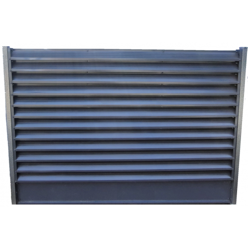 Panou gard tip jaluzea color 0,55 m Alb ( Ral 9002)