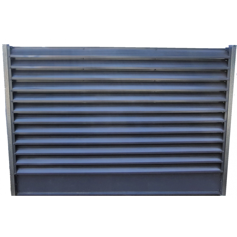 Panou gard tip jaluzea color 0,55 m Alb ( Ral 9002)