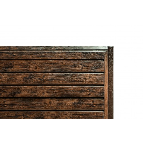 Panou cu ștacheți orizontali Modern Plus imitație lemn