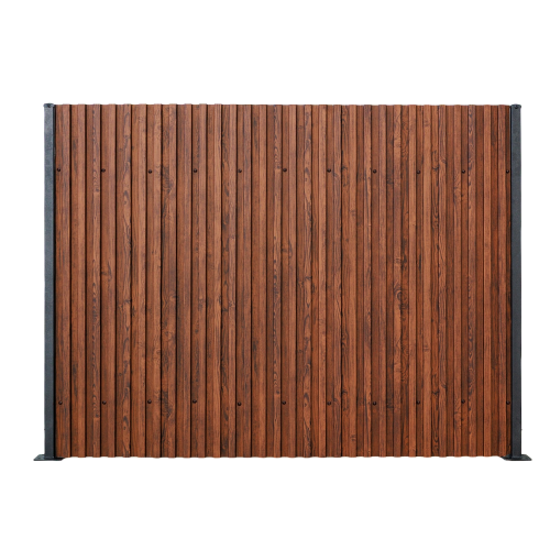 Riflaj metalic imitație lemn (m)