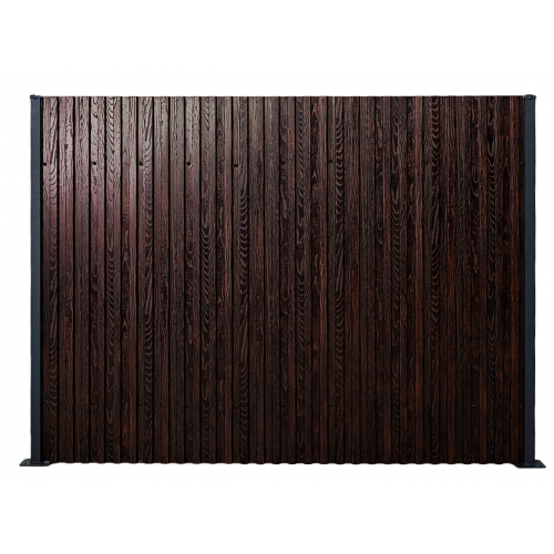 Riflaj metalic imitație lemn (m)