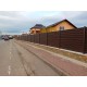 Panou gard cu profil Modern Plus dublu vopsit RAL9005 - Negru