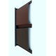 Panou gard cu profil Modern Plus dublu vopsit RAL9005 - Negru