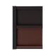 Panou gard cu profil Modern Plus dublu vopsit RAL9005 - Negru