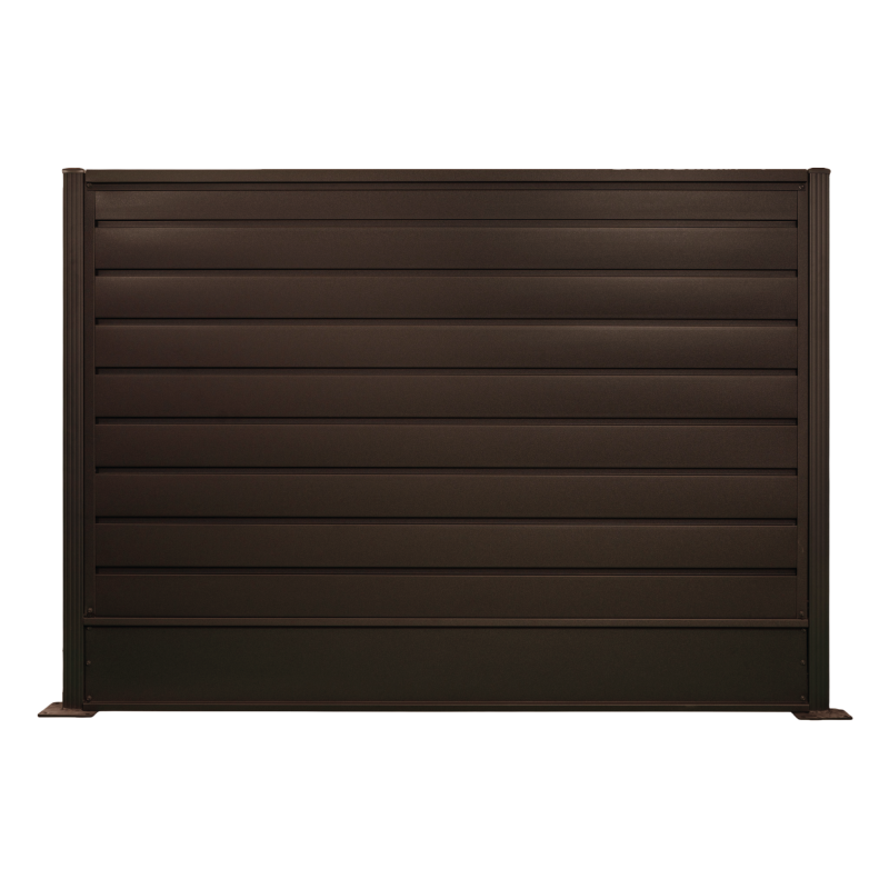 Panou gard cu profil Modern Plus dublu vopsit RAL9005 - Negru
