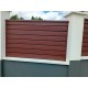 Panou gard cu profil Modern Plus dublu vopsit RAL9005 - Negru