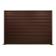 Panou gard cu profil Modern Plus dublu vopsit RAL9005 - Negru