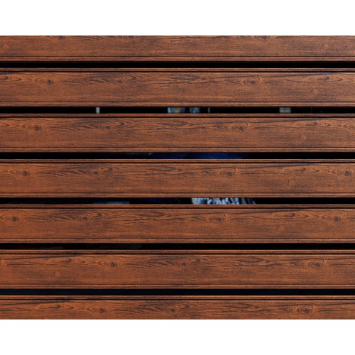 Gard orizontal Terra Plus Vopsit față verso