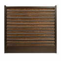 Gard cu jaluzea imitație lemn 0,60 mm